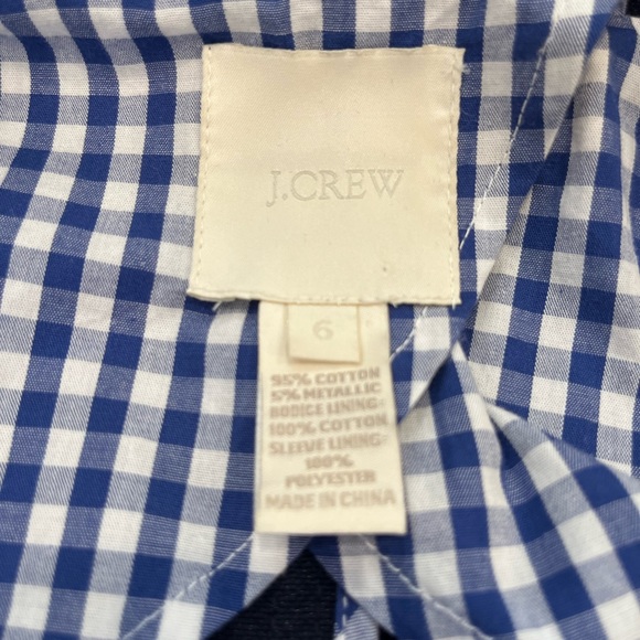 J.Crew Navy Cotton Canvas‎ Pea Coat Size 6 Double-Breasted Classic Outerwear - Picture 5 of 9